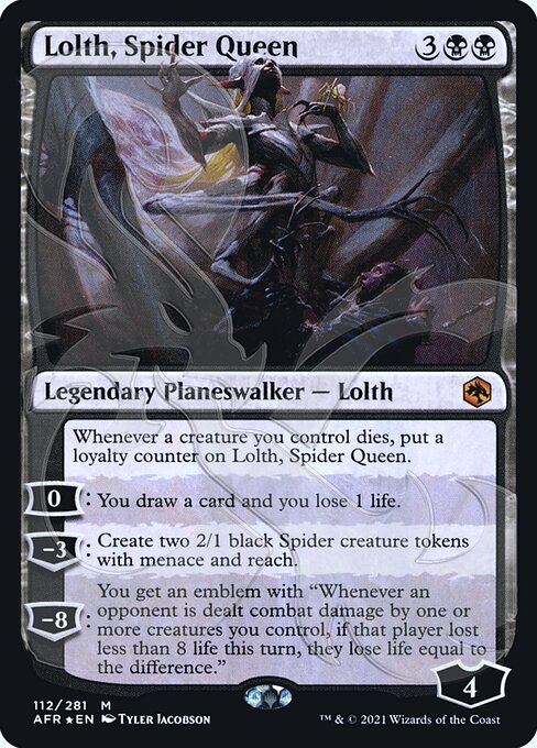 Lolth, Spider Queen (pafr) 112a