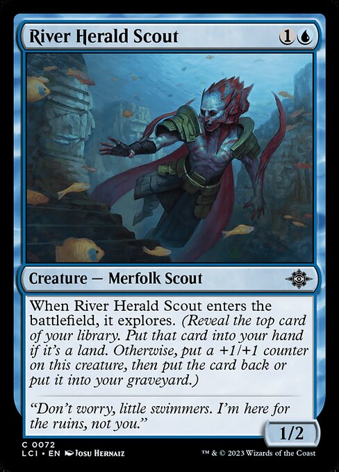 River Herald Scout (The Lost Caverns of Ixalan #72)