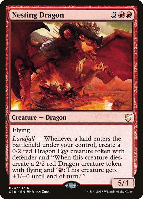 Nesting Dragon card image