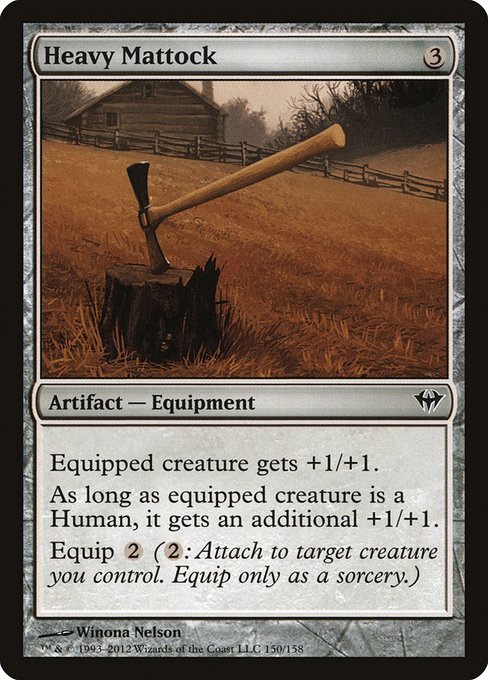 Heavy Mattock (Dark Ascension #150)