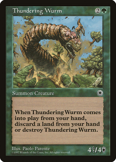 Guivre fulminante|Thundering Wurm