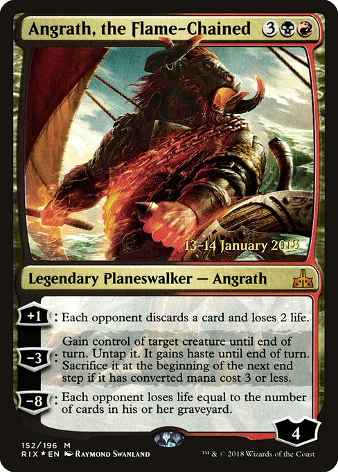 Angrath, the Flame-Chained (Rivals of Ixalan Promos #152s)
