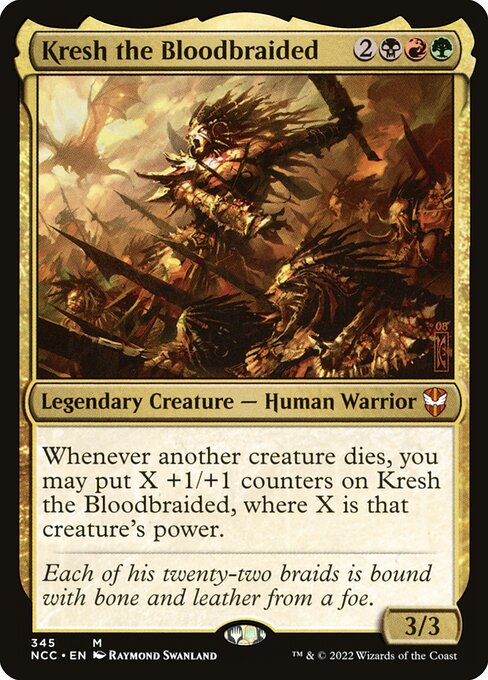 Kresh the Bloodbraided (New Capenna Commander #345)