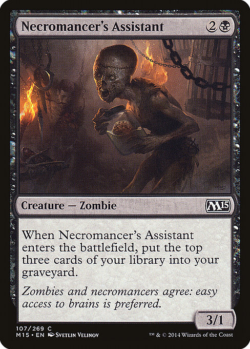 Necromancer's Assistant (Magic 2015 #107)