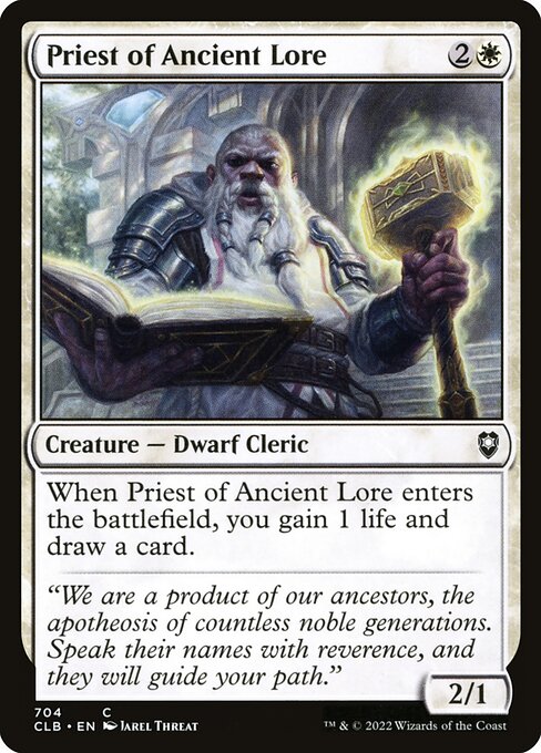 Priest of Ancient Lore (CLB)