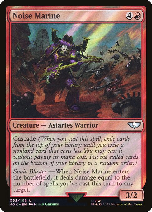 Noise Marine (Warhammer 40,000 Commander #82★)