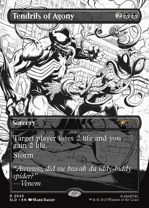 Tendrils of Agony magic the gathering card art