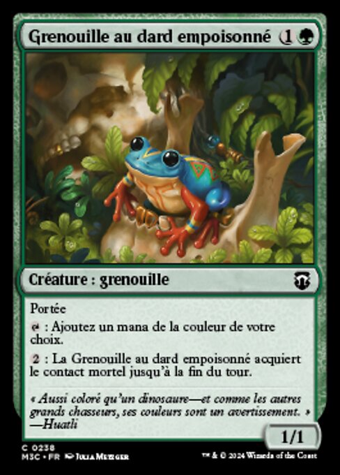 Grenouille au dard empoisonné