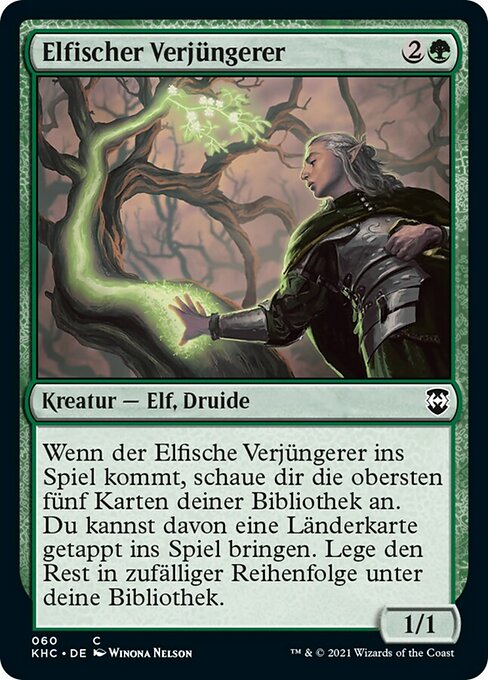 Elvish Rejuvenator (Kaldheim Commander #60)