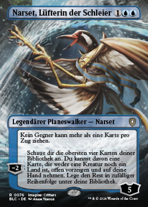 Narset, Parter of Veils (Bloomburrow Commander #76)