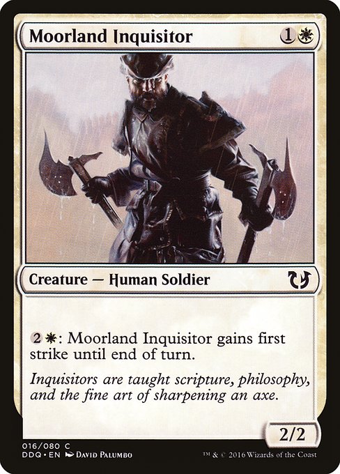 Moorland Inquisitor (Duel Decks: Blessed vs. Cursed #16)