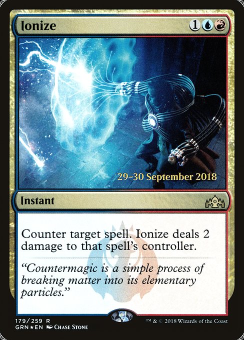Ionize (Guilds of Ravnica Promos #179s)