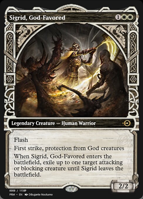 Sigrid, God-Favored (Magic Online Promos #88212)