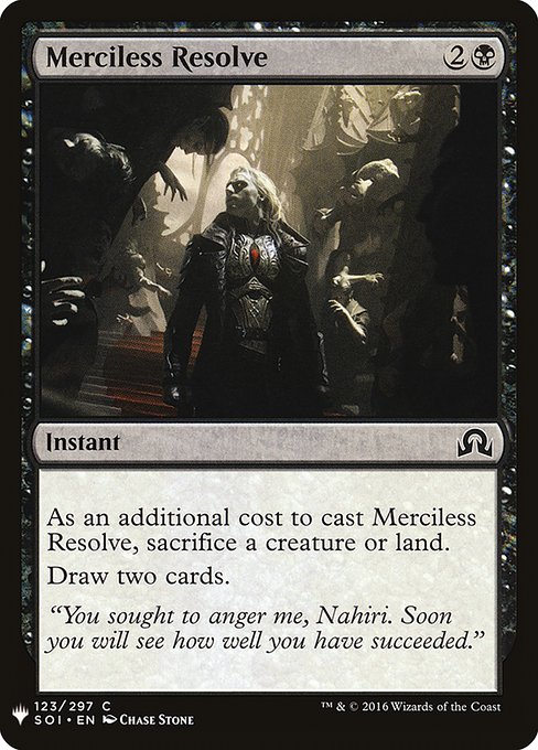 Merciless Resolve (The List #SOI-123)