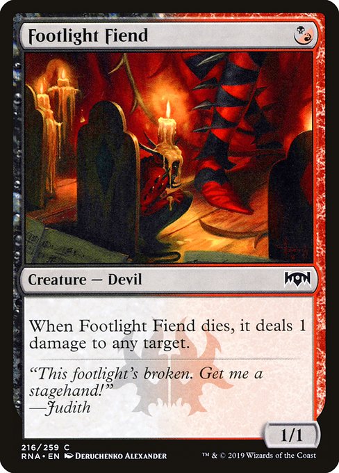 Footlight Fiend (Ravnica Allegiance #216)