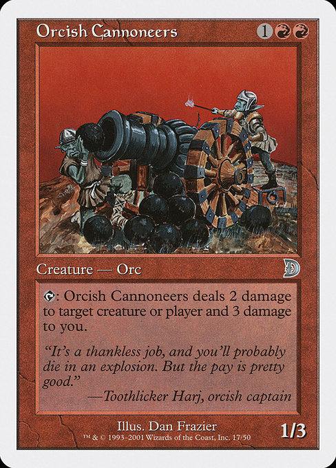 Orcish Cannoneers (Deckmasters #17)