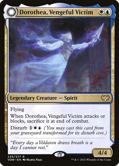 Dorothea, Vengeful Victim // Dorothea's Retribution card image