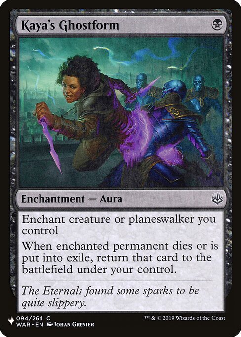 Kaya's Ghostform (The List #WAR-94)