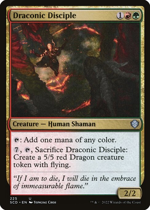 Draconic Disciple (Starter Commander Decks #225)