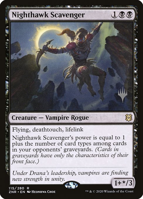 Nighthawk Scavenger (Zendikar Rising Promos #115p)