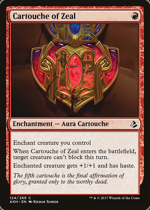 Cartouche of Zeal (Amonkhet #124)