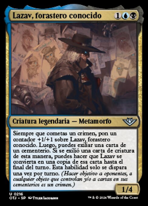 Lazav, Familiar Stranger (Outlaws of Thunder Junction #216)
