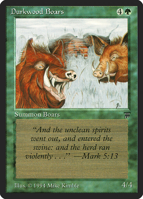 Durkwood Boars (Legends #182)