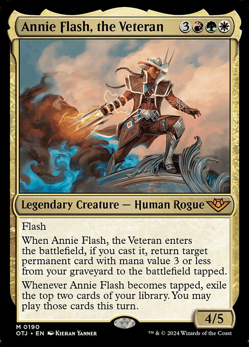 Annie Flash, a Veterana
