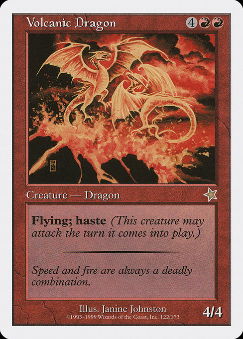 Volcanic Dragon (Starter 1999 #122)