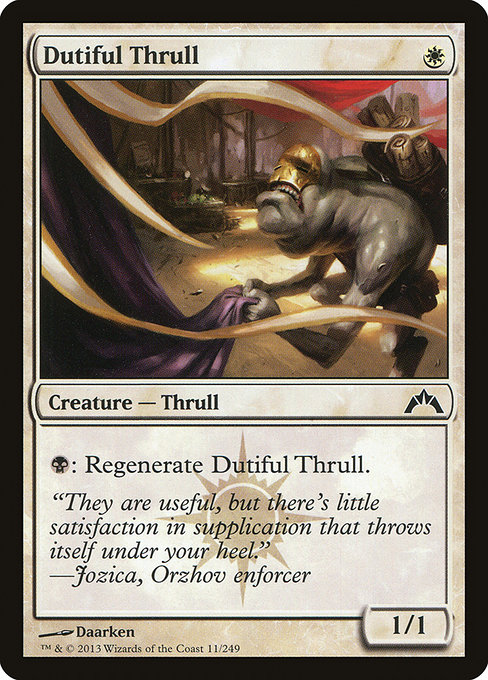 Dutiful Thrull card image