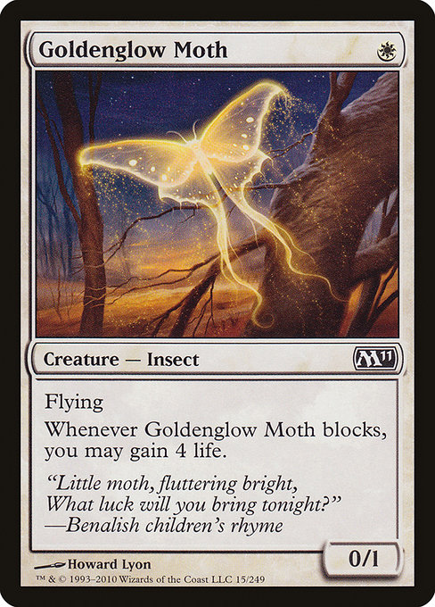 Goldenglow Moth (Magic 2011 #15)