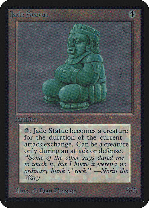 Jade Statue · Limited Edition Alpha (LEA) #253 · Scryfall Magic 