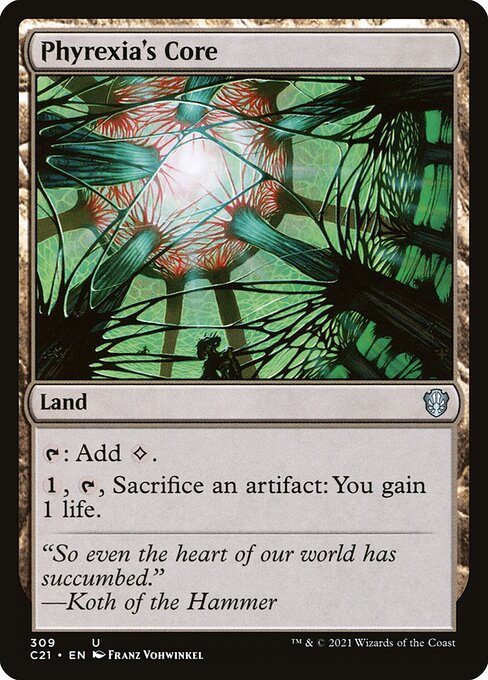 Phyrexia's Core (c21) 309