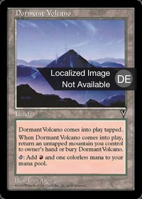 Dormant Volcano (Visions #161)