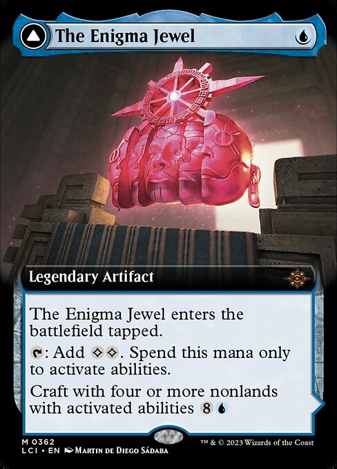 The Enigma Jewel // Locus of Enlightenment (The Lost Caverns of Ixalan #362)