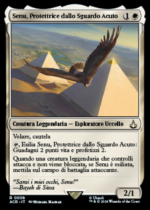 Senu, Keen-Eyed Protector (Assassin's Creed #8)