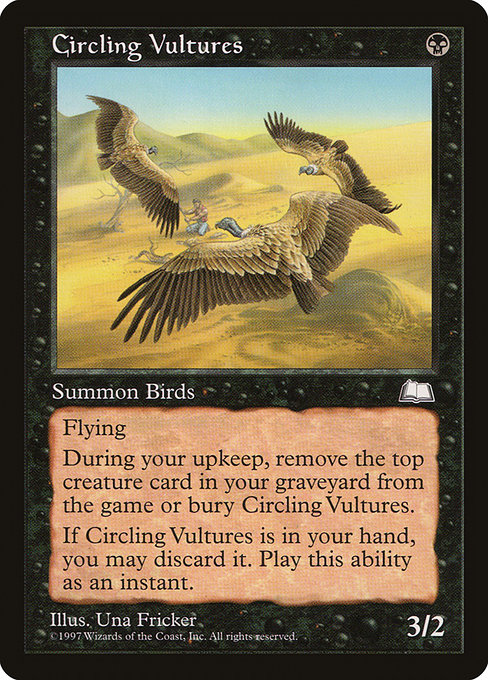 Circling Vultures card image