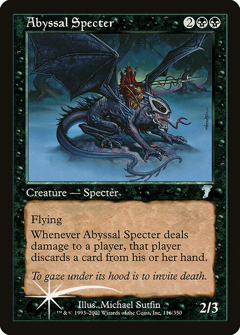 Abyssal Specter (Seventh Edition #116★)