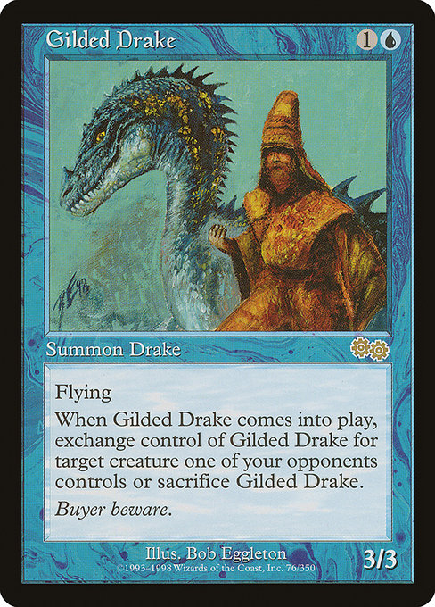 Gilded Drake · Urza's Saga (USG) #76 · Scryfall Magic The 