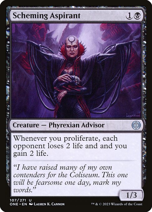 Scheming Aspirant (Phyrexia: All Will Be One #107)