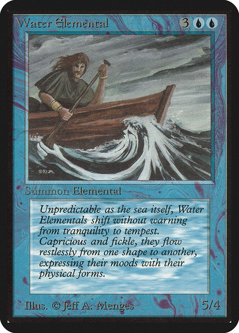 Water Elemental (Limited Edition Alpha #91)