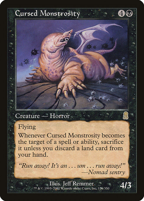 Cursed Monstrosity (ody) 126