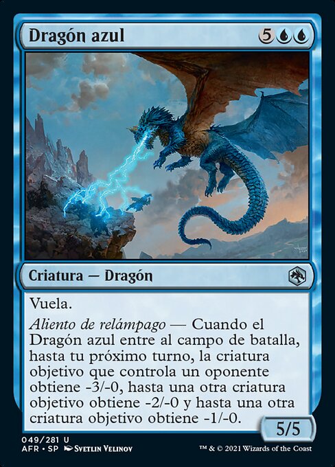 Dragón azul