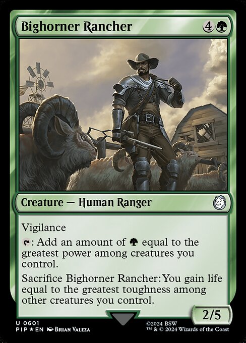 Bighorner Rancher (Fallout #601)