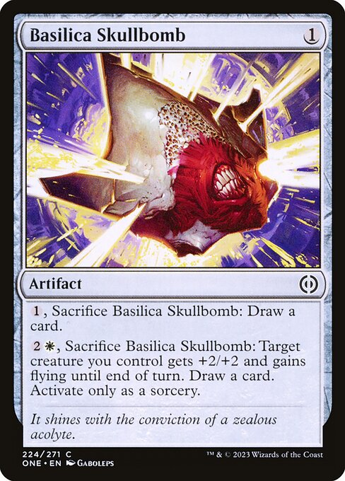 Basilica Skullbomb (Foil Phyrexia: All Will Be One)