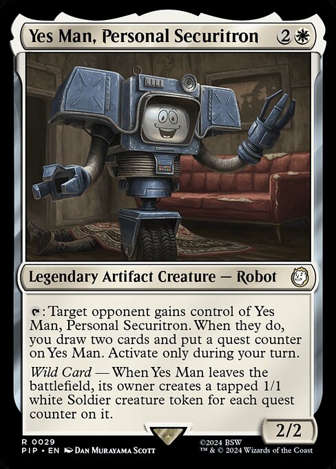 Yes Man, Personal Securitron (pip) 29 Yes Man, Personal Securitron (pip) 29