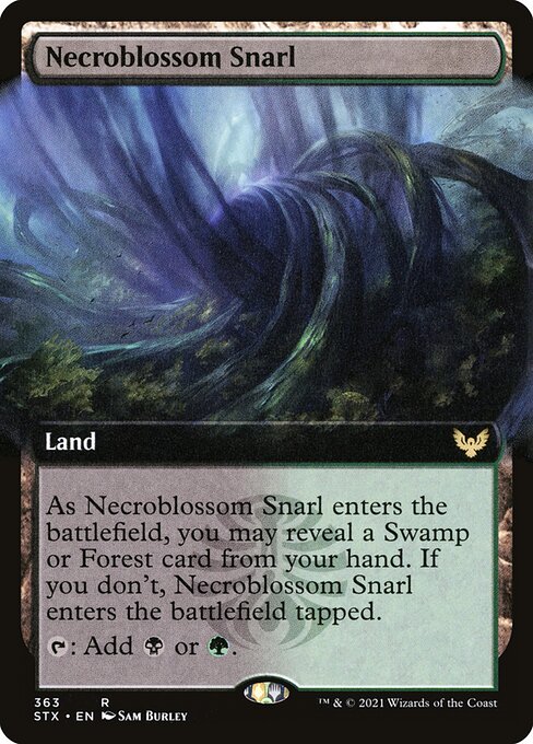 Necroblossom Snarl (Strixhaven: School of Mages #363)