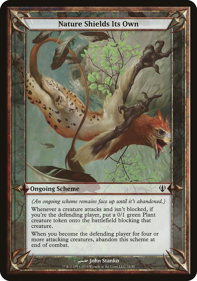 Nature Shields Its Own card image