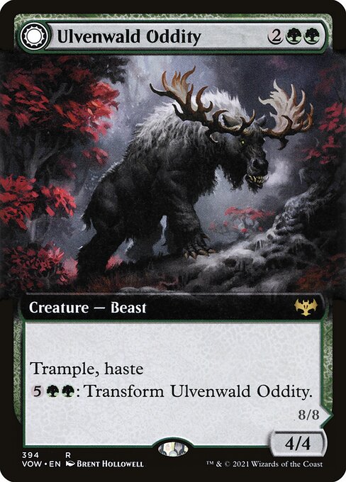 Ulvenwald Oddity // Ulvenwald Behemoth (Innistrad: Crimson Vow #394)