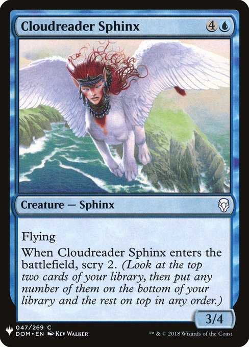 Cloudreader Sphinx (Mystery Booster #324)